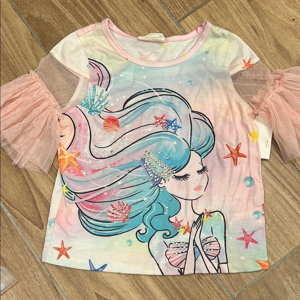 Hannah Banana Pink and Blue Mermaid Tee